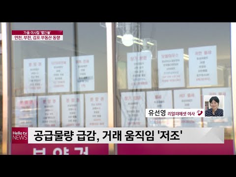 [이슈피플]가을 이사철 '빨간불′...인천, 부천, 김포 부동산 동향은